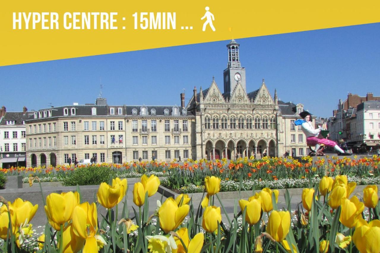 Appartement "Le Terminus " Gare-Cosy-Wifi 6 Personnes Saint-Quentin  Esterno foto